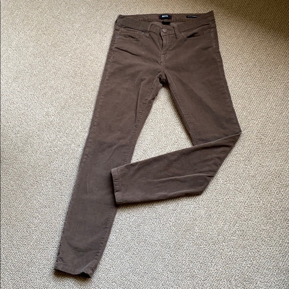 BDG Skinny Corduroy Jeans in Brown